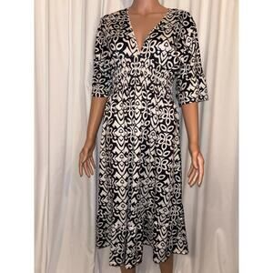 Gulang Floral Mid Boho Dress Size 2XL